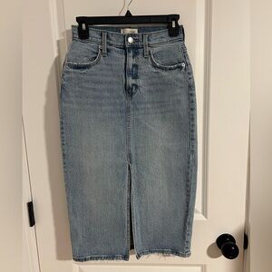 Universal Thread Classic Blue Denim Skirt